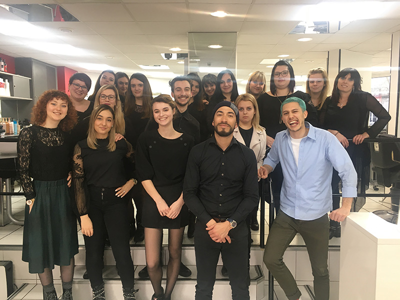 Groupe de formation Toni&Guy à Nantes Académie Coiffure