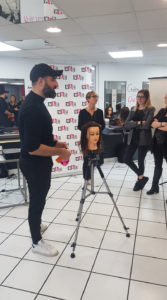 Cyril Bazin et Sarah Guimond - formation 2020 - Nantes Académie Coiffure